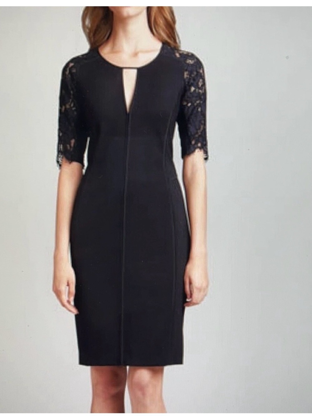 Rebecca Taylor Lace Sleeve Dress Size 2